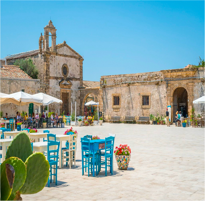 Marzamemi from Eloro hotel or President Sea Palace